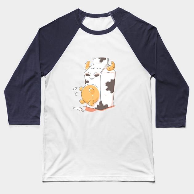 Milky Baseball T-Shirt by zoljo